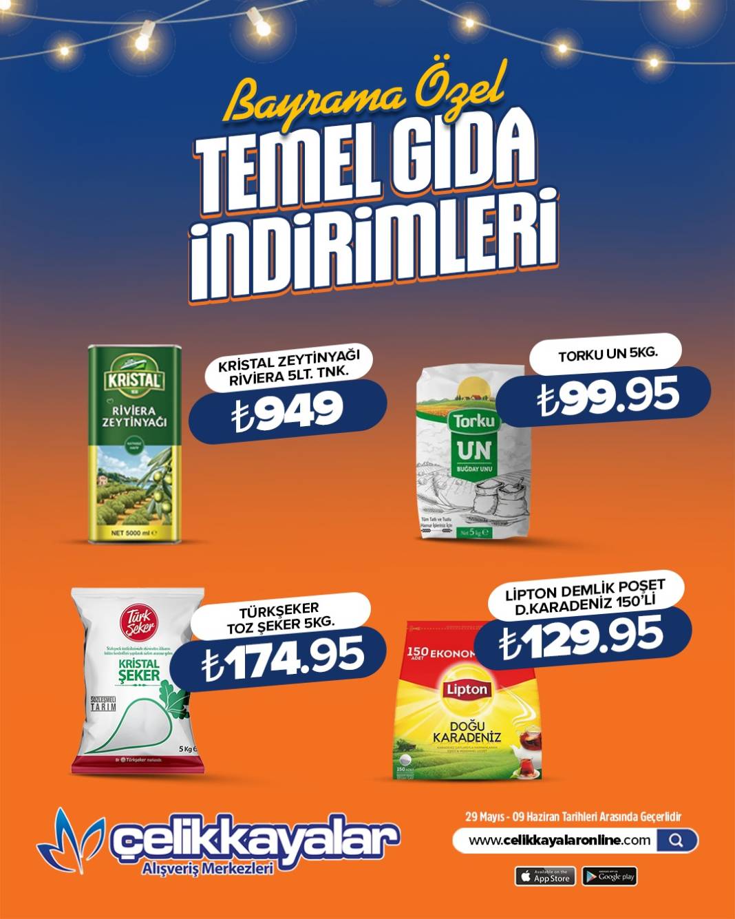 Konya’nın zincir marketinde bayram erken başladı 12